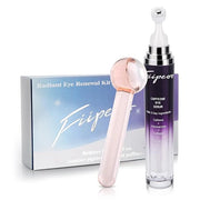 Eye Serum for Dark Circles and Puffiness, Caffeine Eye Serum Infused Collagen and Niacinamide with Ice Globe for Puffy Eye...