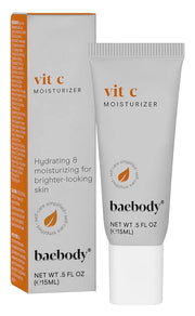 Baebody Made in USA Vitamin C Face Moisturizer - Travel Size Brightening Vitamin C Cream Moisturizer with Jojoba Oil - Ant...