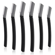 Lasnten 6Pcs Dermaplane Razor Eyebrow Facial Razor for Women Men Single Blade Multipurpose Eyebrow Trimmer Skin Hair Remov...