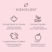 HIGHONLOVE Gloss & Go Gift Set - Clear Plumping Lip Gloss in 7 ml & 3.5 ml Sizes - Gifts for Wife, Girlfriend, Sister or B...