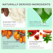 Face Moisturizer with Hyaluronic Acid Face Cream for Kids - Facial Cream & Gentle Moisturizer with Strawberry Extract & Vi...