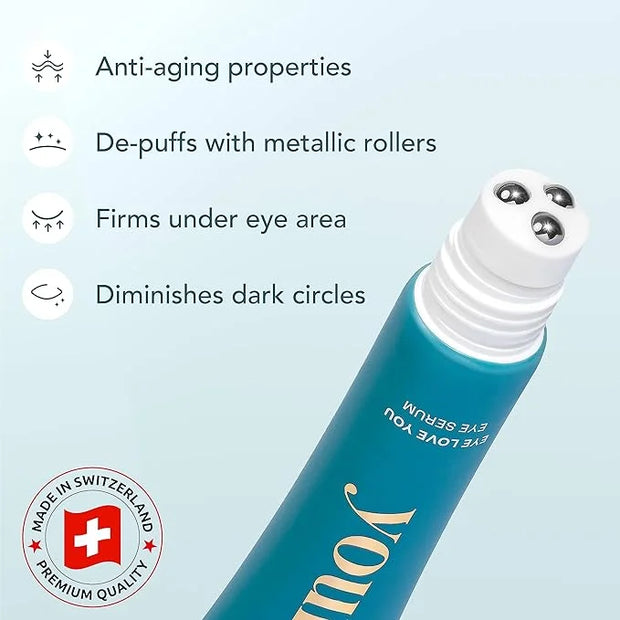 YOURS Eye Serum with Caffeine & Antioxidants | Hydrates and Brightens Under Eye Area | Restores Skin Firmness and Reduces ...