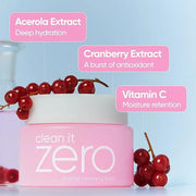 BANILA CO Clean It Zero 3-Step Skincare Set | Original Cleansing Balm 180ml + Foam Cleanser 150ml + Pink Hydration Toner P...