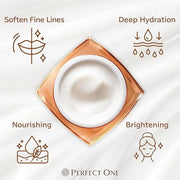 Perfect One Firming Facial Cream with Niacinamide, Collagen, and Hyaluronic Acid – Daily Anti-Aging Cream – 5-in-1: Serum,...