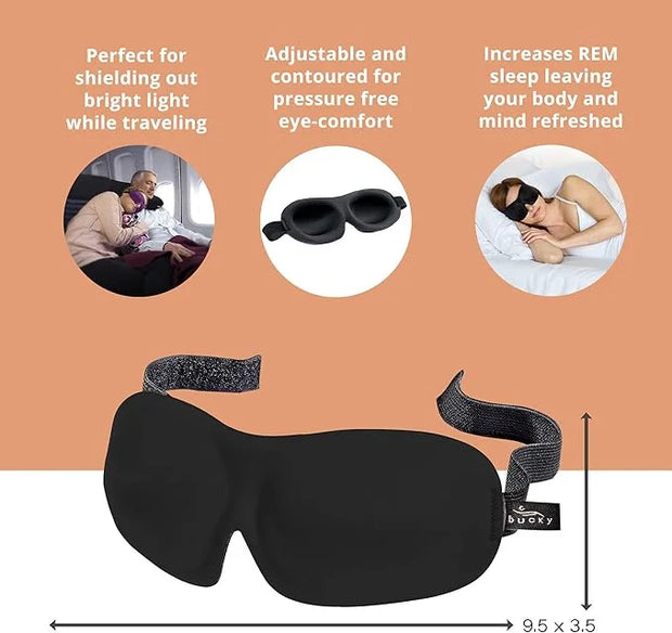Bucky 40 Blinks No Pressure Eye Mask for Travel & Sleep - Product Image