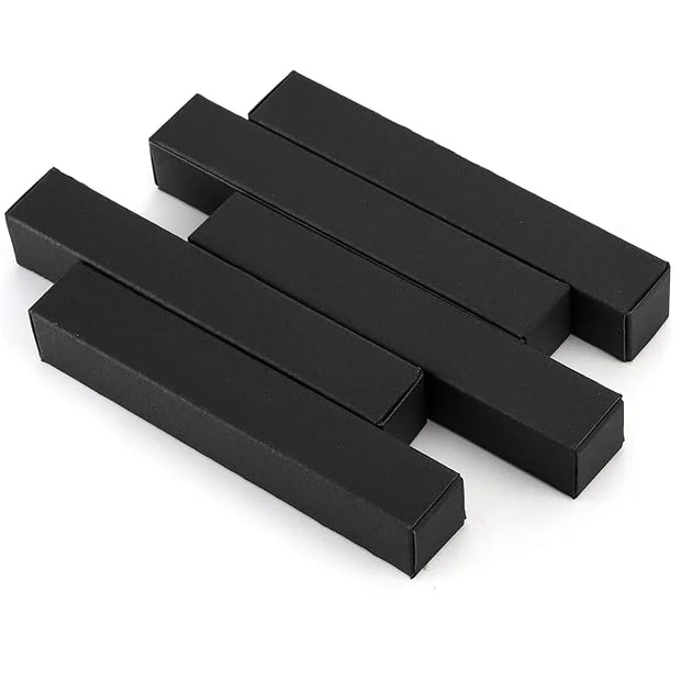 TOPZEA 118 Pack Lip Gloss Packaging Boxes, Kraft Paper Empty Lipgloss Packaging Cases Bulk Black Wrapping Box for Essentia...
