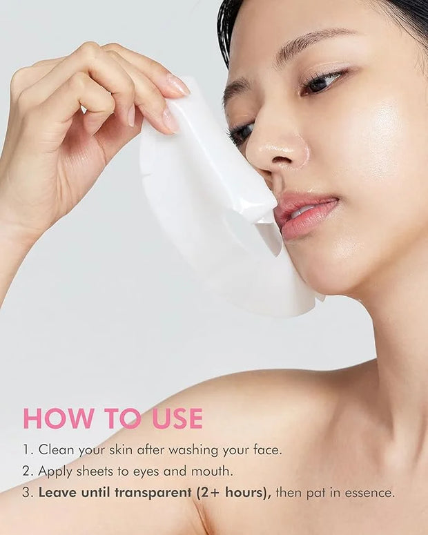 DERMAL 39 Combo Sheet Mask + Collagen Hydrogel Melting Jelly Gel Mask 4ea Bundle - Product Image