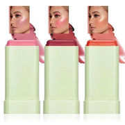 Cream Blush Stick,Waterproof Multi Makeup Cream Stick,Lightweight,Long-lasting,Easy To Use,2 in 4 Multi Blush for Cheeks &...