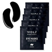 Wolf Project Under Eye Patches (5 pairs) For Dark Circles, Puffy Eyes, and Wrinkles - With Caffeine, Vitamin C and Peptide...