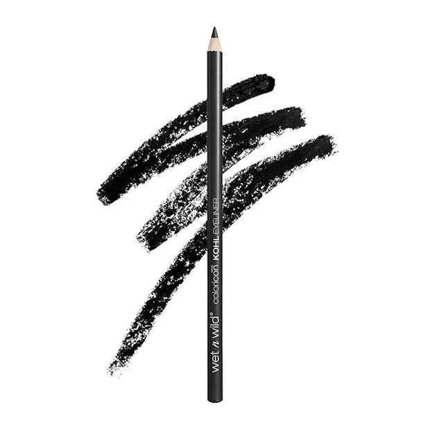 wet n wild Mega Slicks Lip Gloss & Color Icon Eyeliner Pencil Bundle - Long Lasting Gloss with Hyaluronic Acid & Smooth Cr...