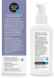 Amazon Basics Oil-free Facial Moisturizer for Sensitive Skin, Fragrance Free, 4 Fluid Ounce (Previously Solimo) (Pack of 3...