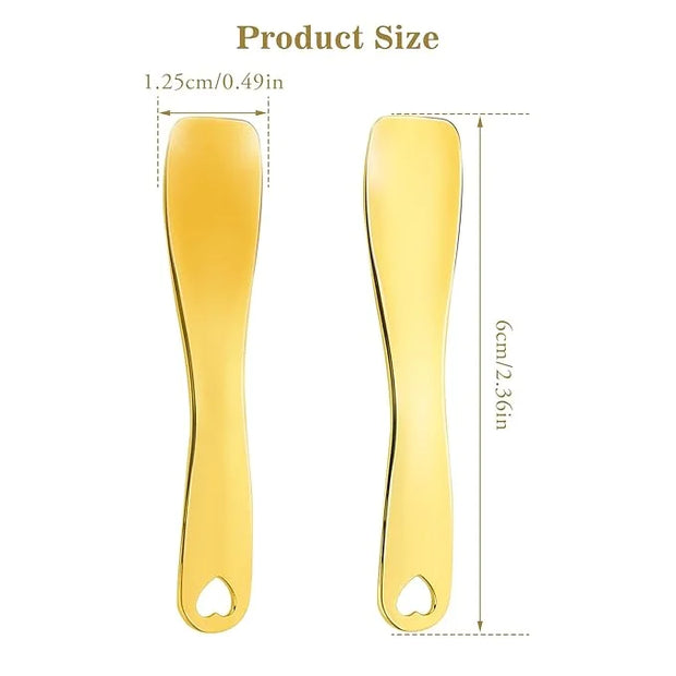 Sibba 3 Pieces Facial Massage Spatula Sticks Mini Skincare Tiny Spoons Face Eye Cream Lotion Makeup Applicator Tools Brush...