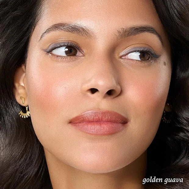 Julep Skip The Brush Cream to Powder Blush Stick - Golden Guava - Blendable and Buildable Color - 2-in-1 Blush and Cheek M...