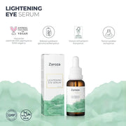 Lightening Serum – Caffeine & Vitamin C Under Eye Treatment for Dark Circles, Puffiness, Fine Lines – Hydrating & Brighten...
