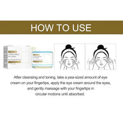 2Pcs Caffeine Eye Cream, Caffeine Eye Cream For Dark Circles And Puffiness, Korean Retinol Fix Eye Cream For Tightening An...