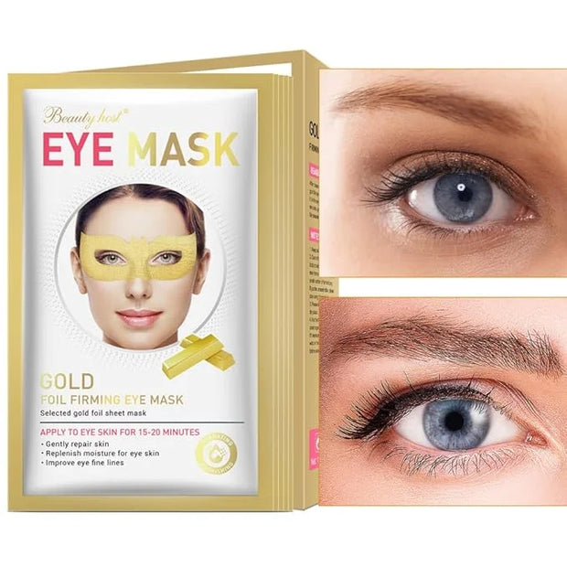 24 K Gold Eye Mask Puffy Eyes and Dark Circles Treatment Relieve Pressure and Reduce Wrinkles, Revitalize and Refresh Your...