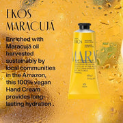 natura - Ekos Maracujá Hand Cream - Calming Hand Balm - Fast Absorption - 24-Hour Deep Hydration Skin Moisturizer - Vegan ...