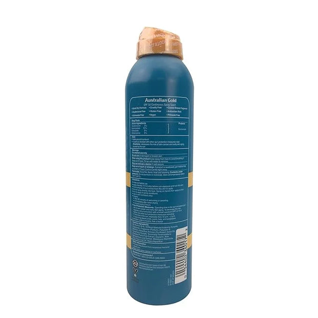 Australian Gold Extreme Sport Continuous Spray Sunscreen SPF 50 (Broad Spectrum/Sweat & Water Resistant/Non-Greasy/Oxybenz...