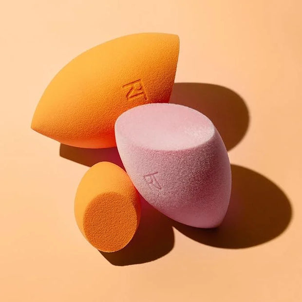 Real Techniques Ultimate Makeup Sponge Trio, Makeup Blending Sponges, For Liquid, Cream, & Powder Products, Powder & Found...