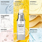 ANSDUR Super Vitamin C Serum for Women over 70: Hyaluronic Acid Serum for Face, Dark Spot Remover and Wrinkle Reduction - ...