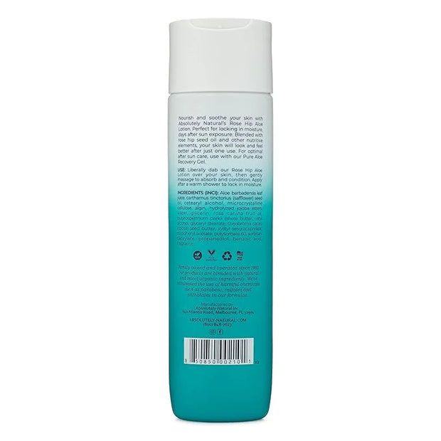 After Sun Lotion & Moisturizer with Aloe Vera, Rose Hip Oils, & Vitamin E | Helps Prevent Anti-Aging & Sunburn Relief - 8 ...