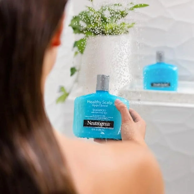 Neutrogena Moisturizing Healthy Scalp Hydro Boost Shampoo for Dry Hair and Scalp, with Hydrating Hyaluronic Acid, pH-Balan...