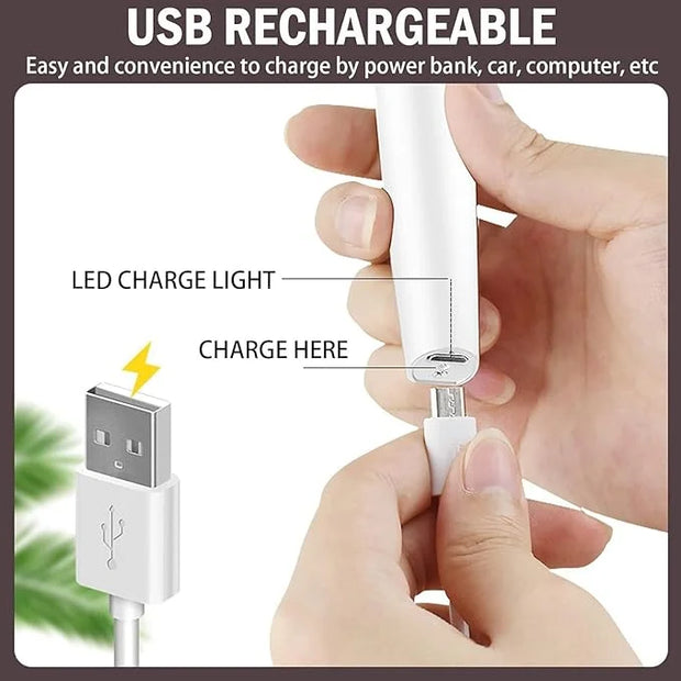Abhiya's Facial Hair Remover & Eyebrow Trimmer - 2 in 1 Electric Women's Face, Nose & Body Shaver - Painless Epilator - US...