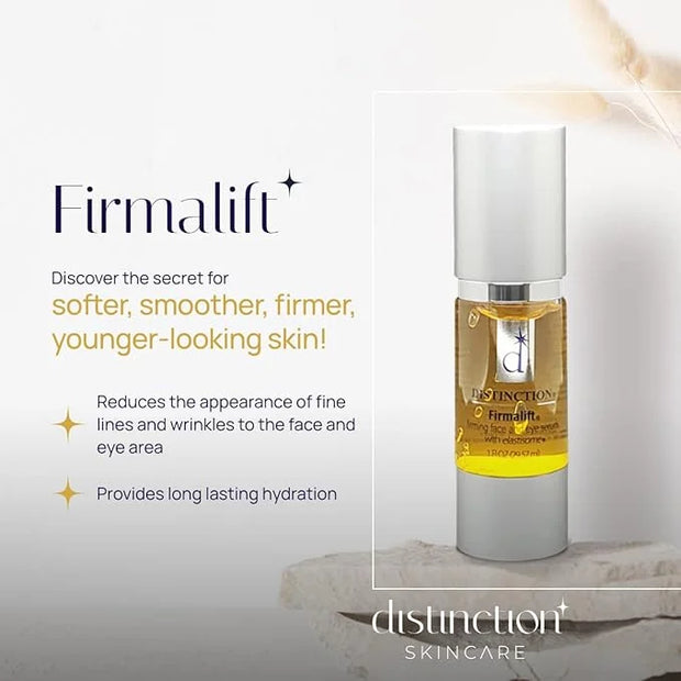 Distinction Firmalift Firming Face & Eye Serum – Anti Aging Serum Lotion Cream and Moisturizer | Helps Reduce the Appearan...
