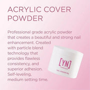 Young Nails Acrylic Powders, Cover - Created for a flawless consistency and superior adhesion - Cover Powder Begins to set...