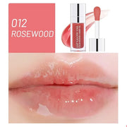 Plumping Lip Oil,Hydrating Lip Gloss Tinted Lip Balm Lip Care Transparent Toot Lip Oil,Big Brush Head Glass Lip Glow Oil F...