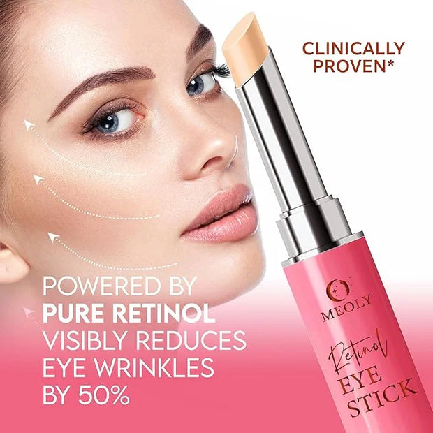 Instant Eye Bag Remover, Retinol Eye Cream for Dark Circles, Under Eye Brightener Stick, Under Eye Cream Anti Aging, Eye C...