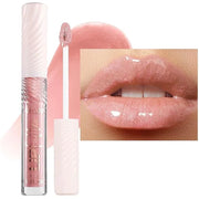 pink Honey Lip GlossTinted Glitter Lipgloss Lip Oil Teens Moisturizing Lipstick Lip Balm High Shine And Vegan Plumping Lip...