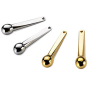 LISAPACK 4 Pack Metal Eye Cream Applicator, Eye Serum Roller Ball Massager Stick for Reduce Depuffer, Massage (Silver&Gold...