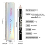 evpct 2Pcs Cream Eye Shadow Brightener Sticks Set for Eyes, Caramel Matte Pencil Eye shadow Applicator Stick Pen Palette M...
