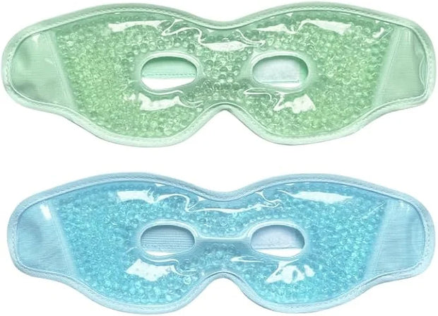 2PCS Cooling Eye Mask for Puffy Eyes, Gel Eye Mask, Reusable Hot Cold Therapy Eye Mask for Puffiness, Cold Eye Mask, Ice P...