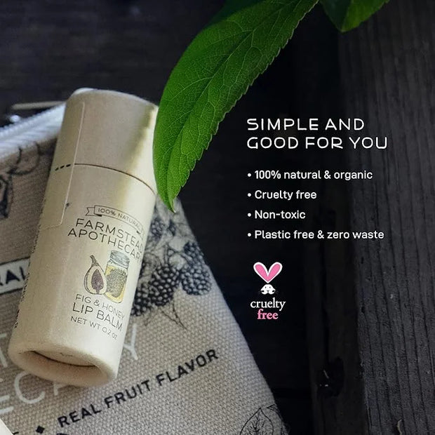 Farmstead Apothecary 100% Natural Lip Balm 0.2oz
