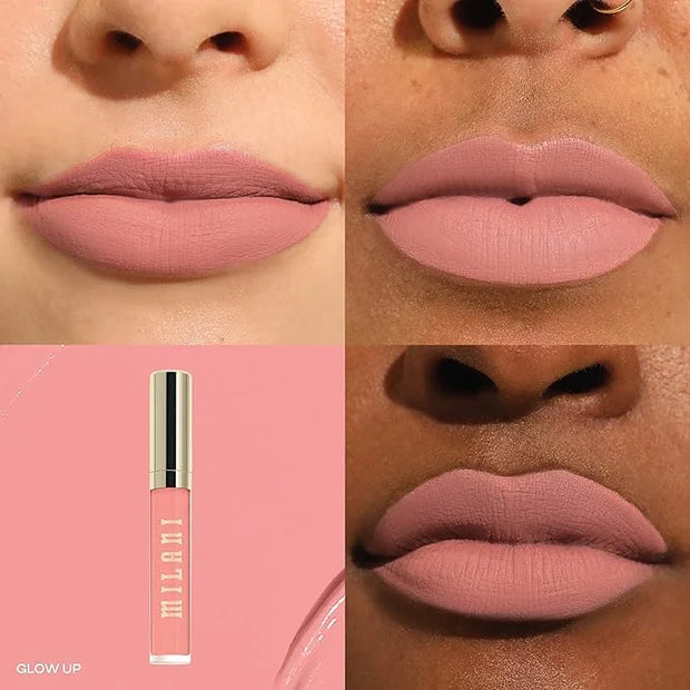 Milani Stay Put Longwear Liquid Lipstick - Smudge-Proof, Kiss-Proof, and Fade-Resistant Formula for All-Day Wear - Glow Up...