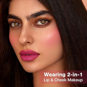 Boobeen Highly Pigmented Lip Gloss Liquid Lipstick, Multi-Use Lip and Cheek, Lightly Tinted, Lip Stain Long-Lasting, Non-s...