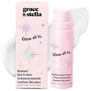 grace & stella Retinol & Caffeine Under Eye Cream Anti Aging - Travel Essentials - Hydrating Cream with Niacinamide, Pepti...