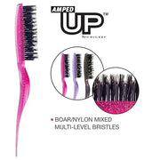 Cricket Amped Up Teasing Hair Brush - Adds Major Volume and Shine, Heat Resistant, Ideal for Slick Back, Updos, and Detang...
