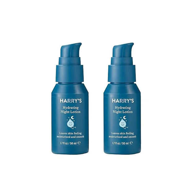 Harry's Hydrating Night Lotion, Night Moisturizer for Face, Lightweight 1.7 Fl Oz, 2 Pack - Product Image