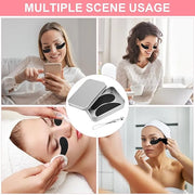 Reusable Eye Patch, Silicone Reusable Eye Gel Pads Eye Wrinkle Patches Under Eye Mask, Plump Fine Lines & Wrinkles with Me...