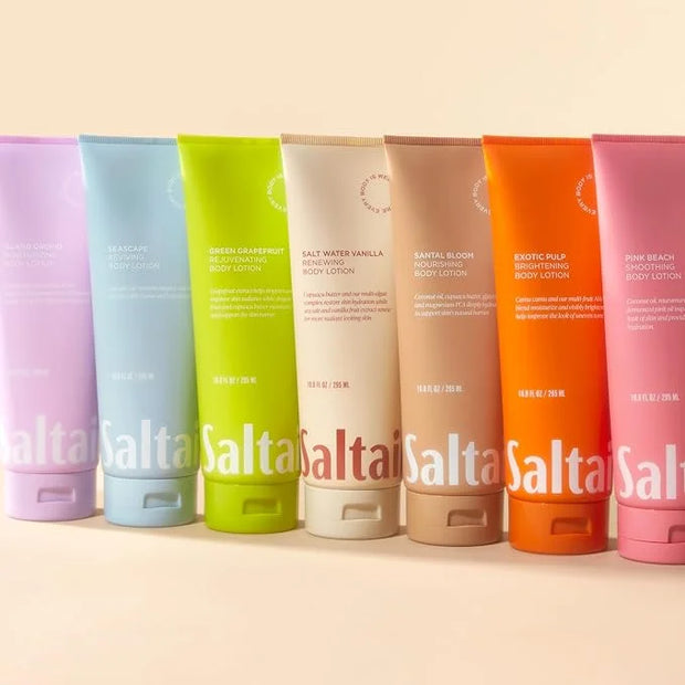Saltair Body Lotion - 2 Pack Moisturizing Lotion For Dry Skin. Salt Water Vanilla Scented Hydrating Body Cream with Nouris...