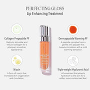 HydroPeptide Perfecting Gloss, Lip Enhancing Treatment, Long-Lasting Volume and Hydration, Beach Blush, 0.17 Ounce - Produ...