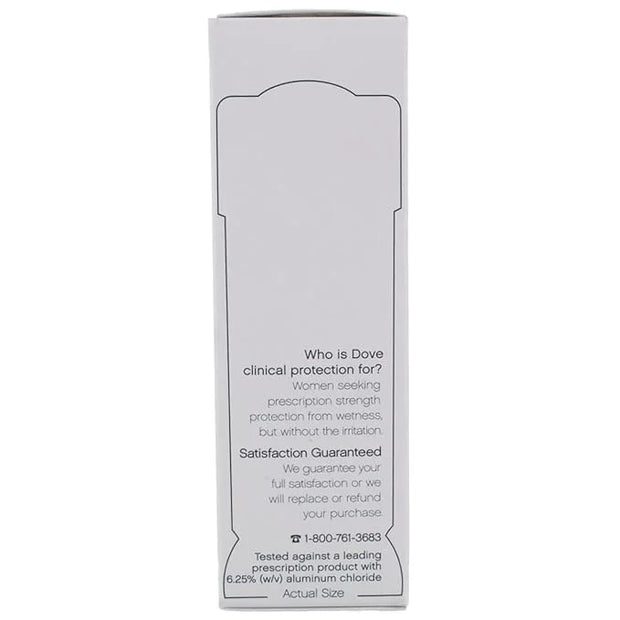 Dove Clinial Protection Deodorant, Original Clean, 1.7 oz (6 Pack) (Bundle) - Product Image