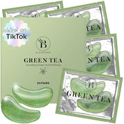 Green Tea Under Eye Patches (30 Pairs) Under Eye Patches for Dark Circles, Under Eye Patches for Puffy Eyes and Dark Circl...