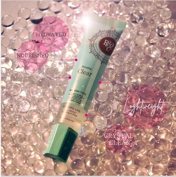 ROSÉE & CO Rosee Lip Gloss Vegan & Cruelty Free Treatment, Professional Make up, Long Lasting Glossy with Shea Butter, Moi...