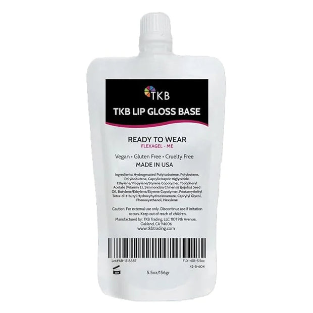 TKB Lip Gloss Base (Flexagel ME)| Clear Lip Gloss Base for DIY Lip Gloss| Ready-to-Wear| Moisturizing, High Shine, Crystal...