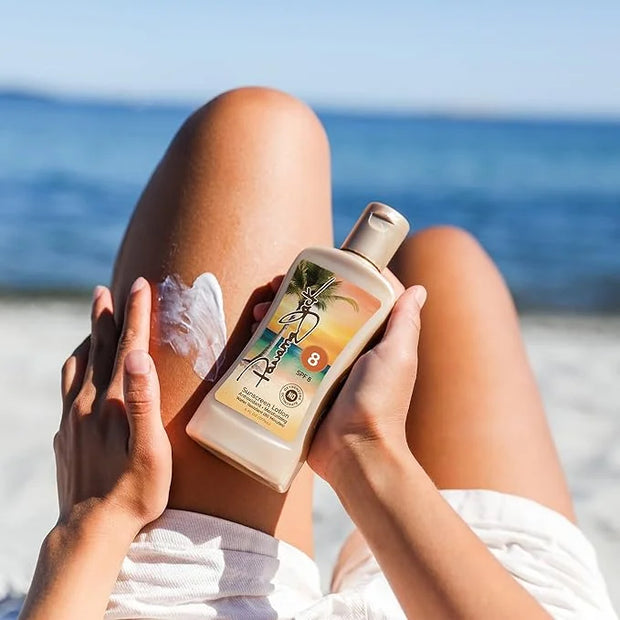 Panama Jack Sunscreen Tanning Lotion - SPF 8, PABA, Paraben, Gluten & Cruelty Free, Antioxidant Moisturizing Formula, Wate...
