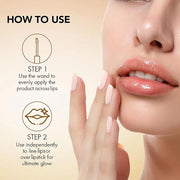 Botanic Hearth Lip Glow Oil with Vanilla flavor | Moisturizing & Hydrating Lip Gloss Oil for Dry Lips | Transparent Gloss ...